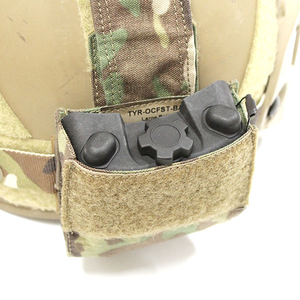 TYR Helmet Mounted 4 AA Battery Pouch | REALMENT