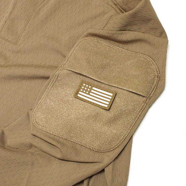 Velocity Systems BOSS Rugby Long Sleeve-Coyote Brown | REALMENT