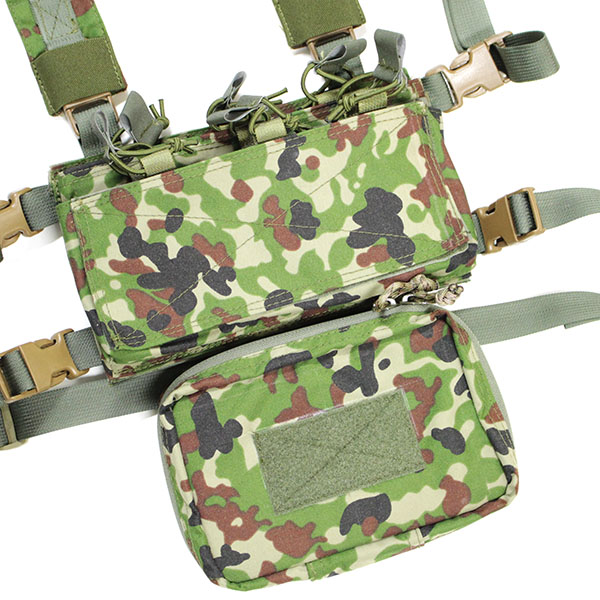 TAYLOR&STONER TS19 Chest Rig- Six AR Mag w/Front Pack- JSDF Camo 