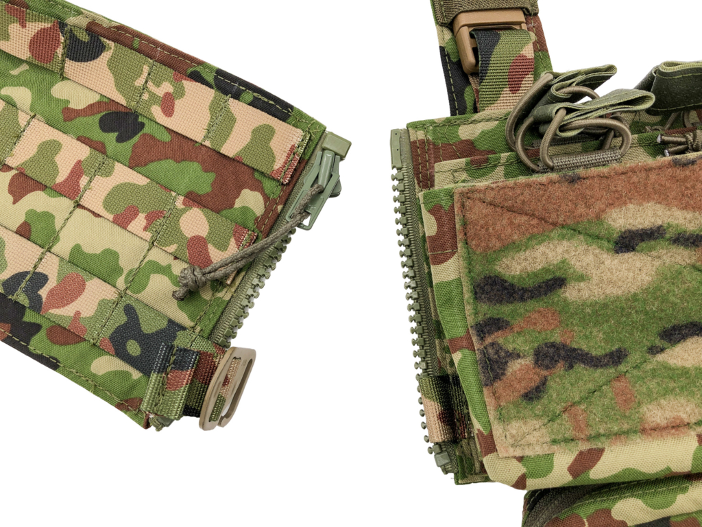 TAYLOR&STONER TS19 Chest Rig Six AR improved Zipper Custom & FRONT PACK ...