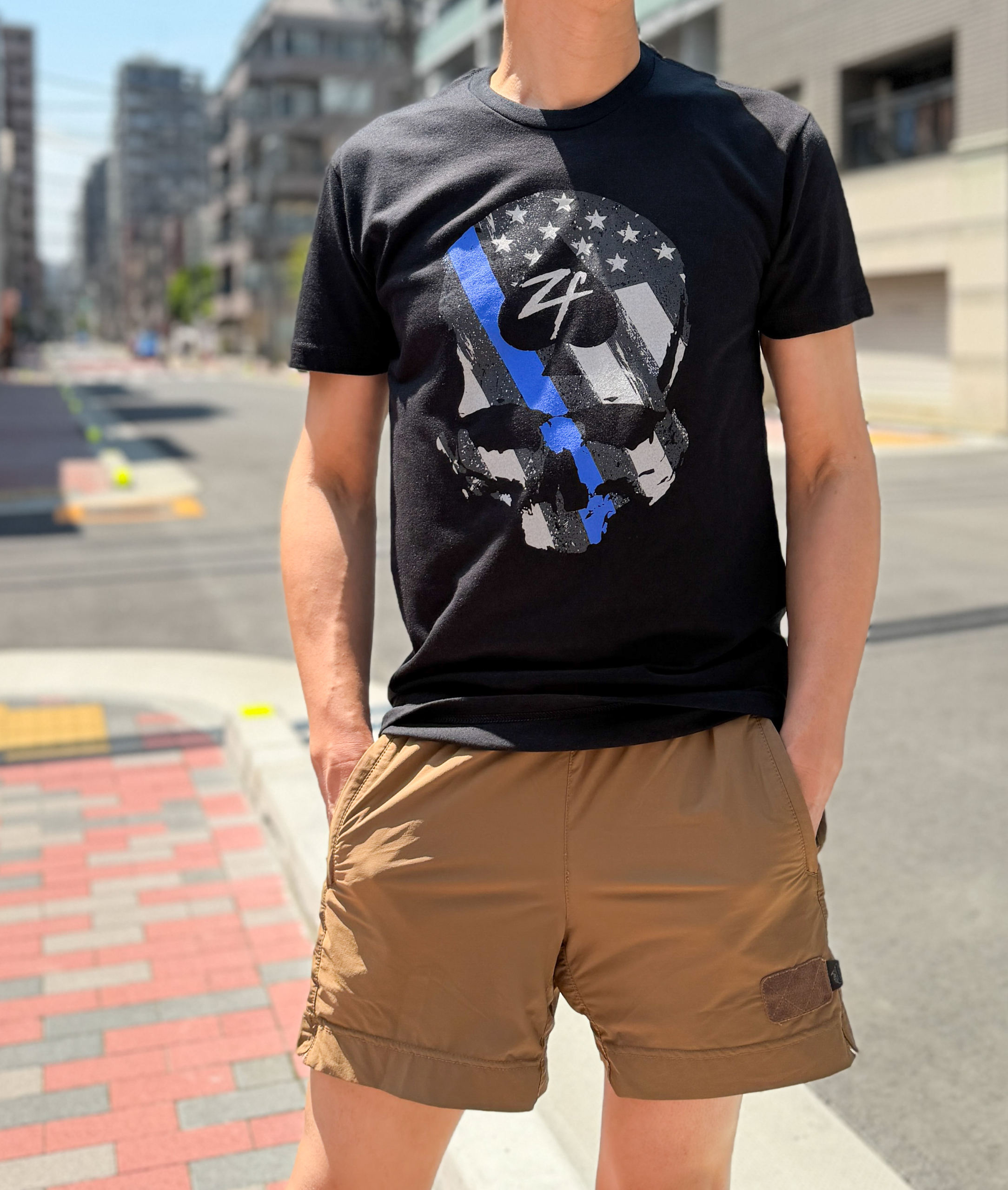 ZF-Tshirt_Blue Line